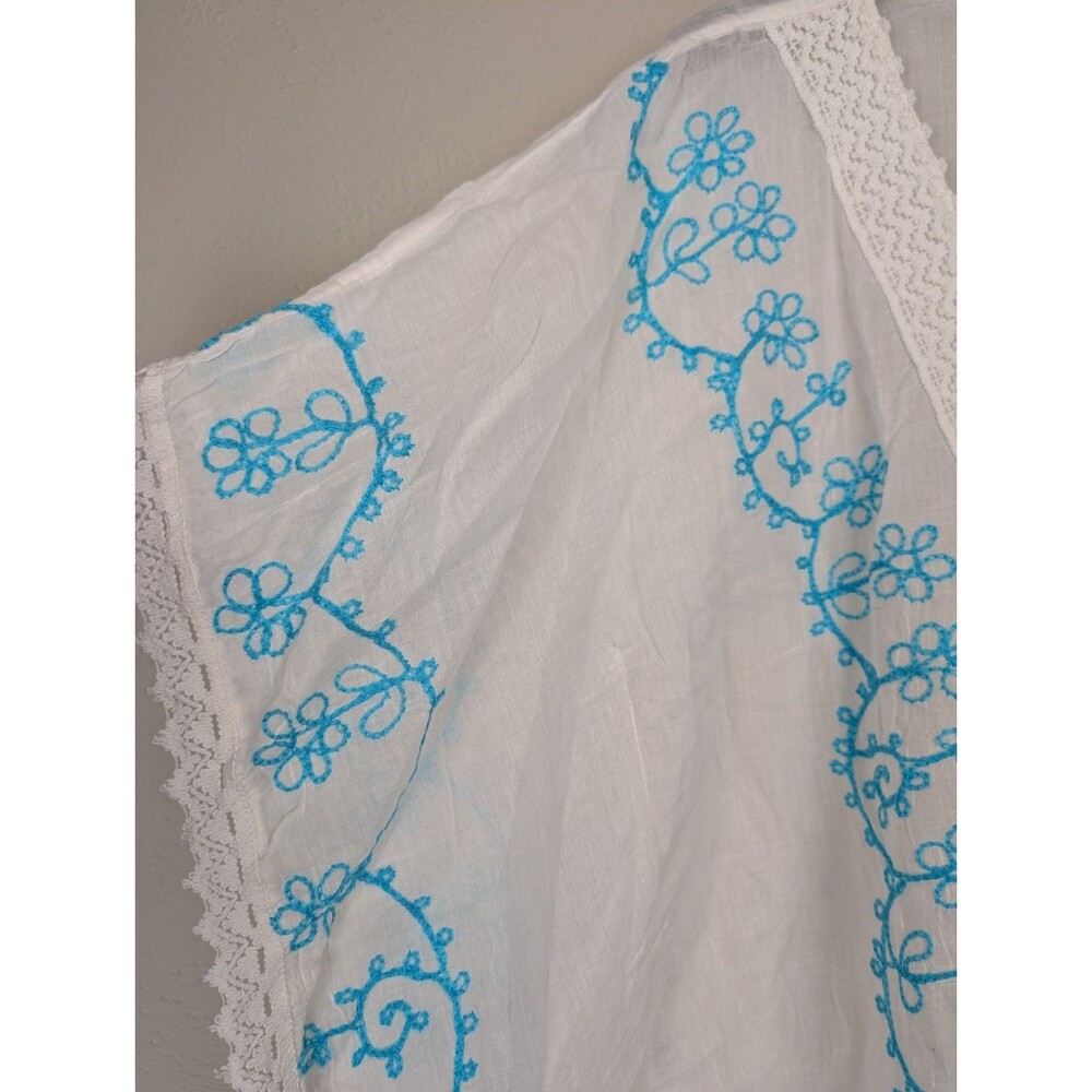 Beach by Exist Cotton Embroidered Kimono Cover Up - Picture 4 of 11